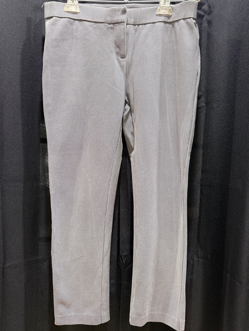 Women’s Amanda & Chelsea Black & White Houndstooth Dress Pants-sz 8/26” inseam